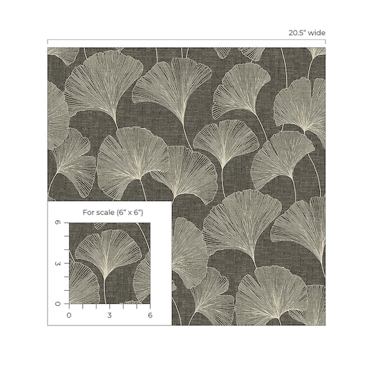 Surface Style Ginkgo Peel & Stick Wallpaper